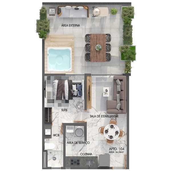 Apartamento, 3 quartos, 71 m² - Foto 10