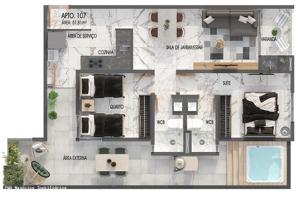 Apartamento, 3 quartos, 71 m² - Foto 12