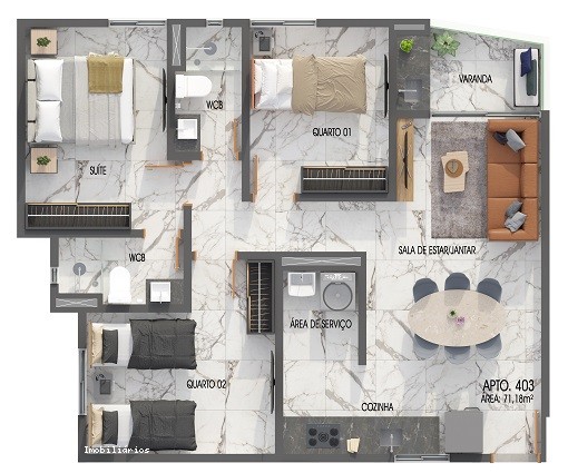 Apartamento, 3 quartos, 71 m² - Foto 15