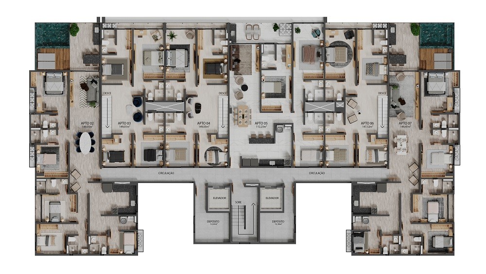 Apartamento, 2 quartos, 55 m² - Foto 21