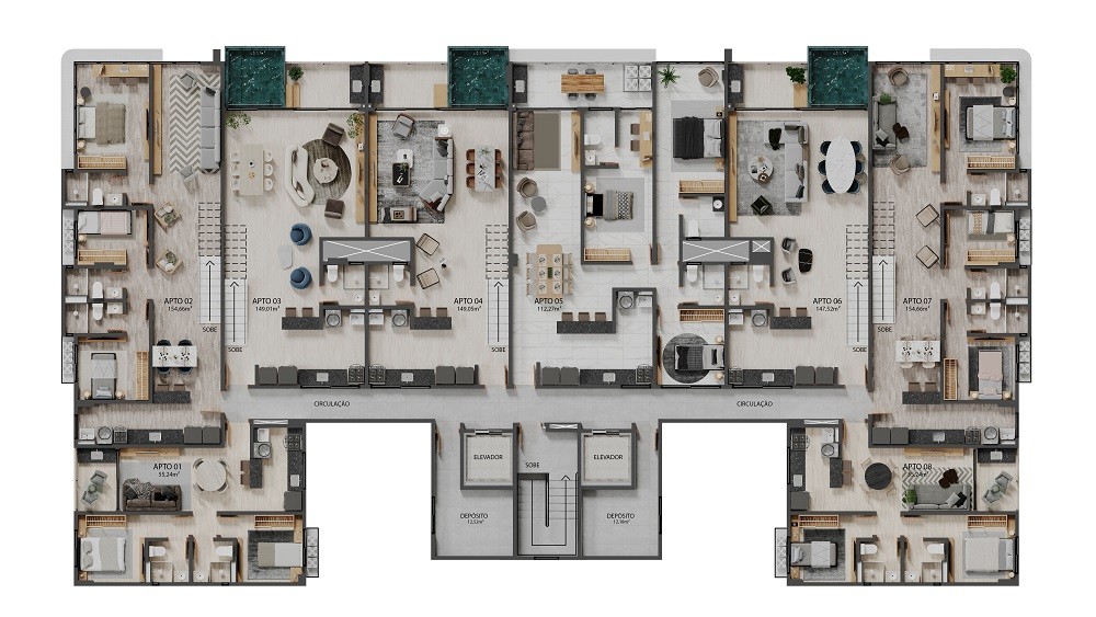 Apartamento, 2 quartos, 55 m² - Foto 22